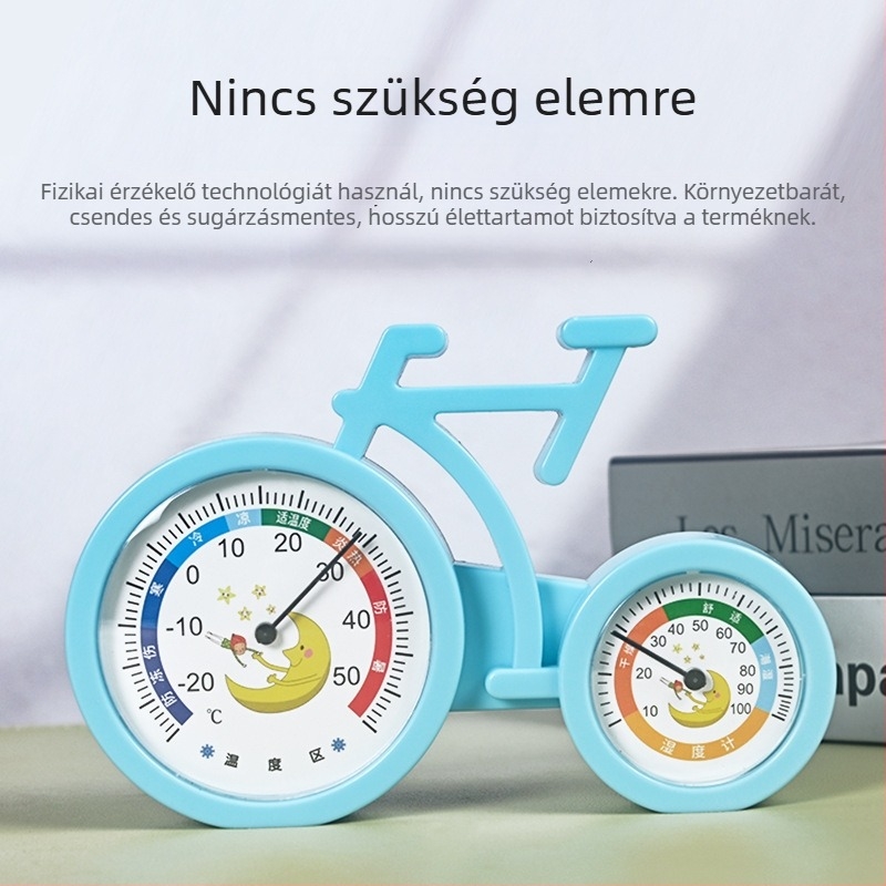 Belső hőmérő és higrométer, asztali karikatúra dizájn gyerekszobába, Márka Jiazeda, Otthoni használat, Licencelt magánmárka: Igen, Kína