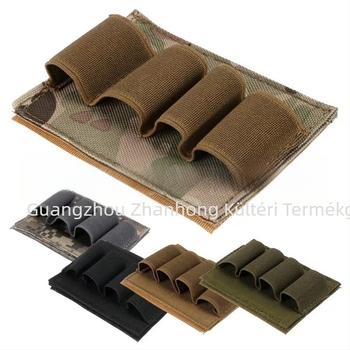 Taktikai deréktáska tároló Velcro zárással és elasztikus zsebbel – kopásálló, bővíthető, nylon anyagú belsővel a kültéri sportokhoz