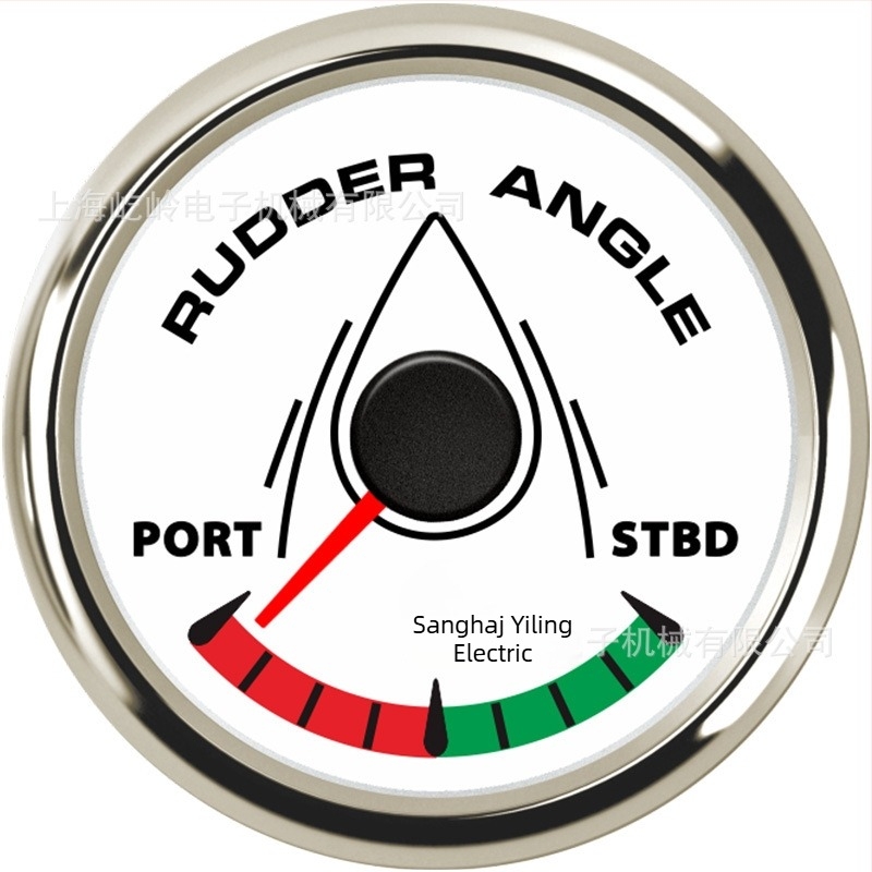 Kormányszög-szenzor, menetes telepítéssel, LED kijelző, rozsdamentes acél + műanyag ház, 9-32V, 0-190Ω