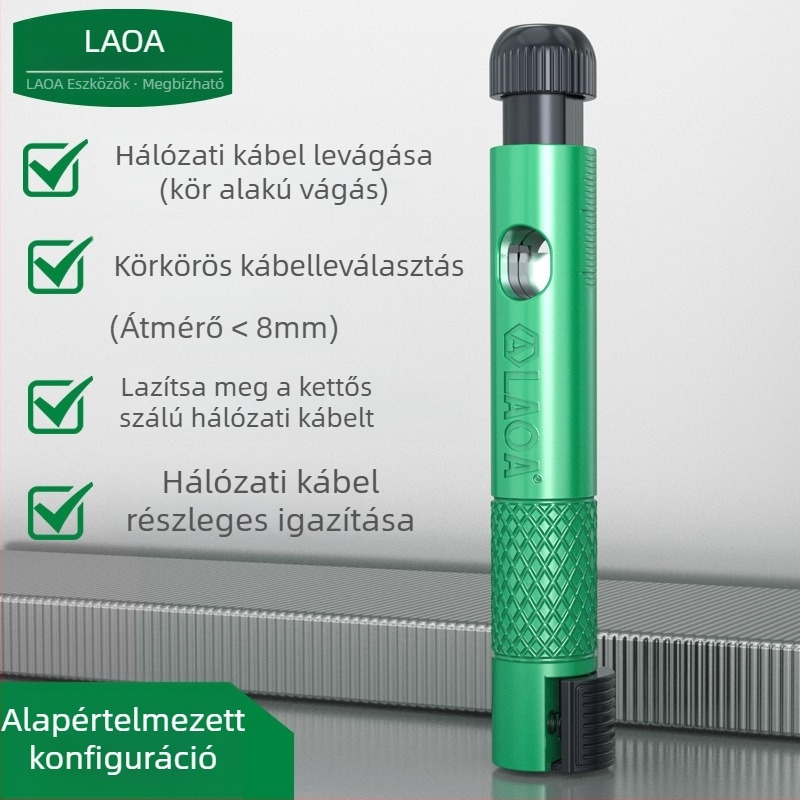 Toll alakú hálózati kábel rendező — Szétválasztás és csupaszítás, Súly 0.02