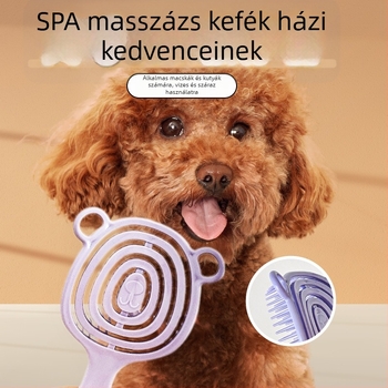 Teddy szőrzetre kutya fésű – masszázs és kifésülés, LDPE