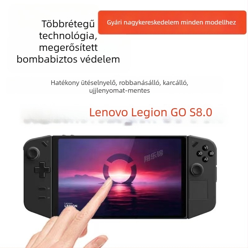 Lenovo Legion Go S temperált üveg kijelzővédő – 0.25 mm, 99% átlátszóság, Arc Edge HD, kompatibil Legion Go S kézi játékkonzolához