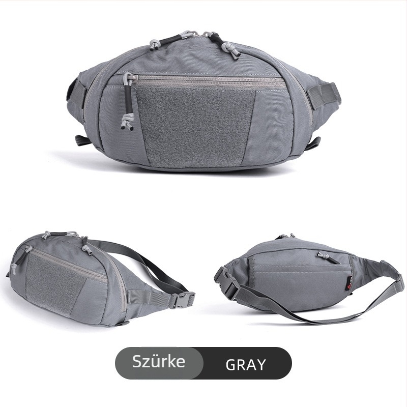 Sport derék táska szabadtéri tevékenységekhez — Oxford anyag, lélegző, vízálló, kopásálló, uniszex