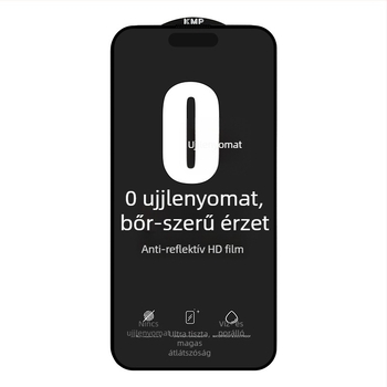 Edzett üveg előlapi képernyővédő iPhone 14 Pro Max-hoz – HD, ujjlenyomatmentes, teljes képernyő