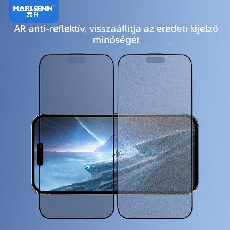 Edzett üveg előlapi képernyővédő iPhone 14 Pro Max-hoz – HD, ujjlenyomatmentes, teljes képernyő