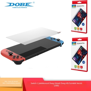 Switch2 edzett üveg kijelzővédő – anti-ujjlenyomat, kékfény szűrő, 2 darabos készlet