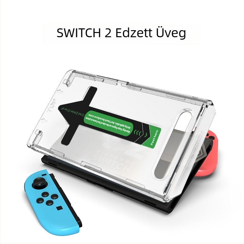 Nintendo konzolhoz karcálló üveg előlapi kijelzővédő, HD, teljes képernyő