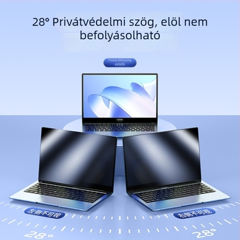 Adatvédelmi képernyővédő fólia laptopokhoz és asztali számítógépekhez — PET anyag, elektrosztatikus adhézió, OEM gyártás, 100 g
