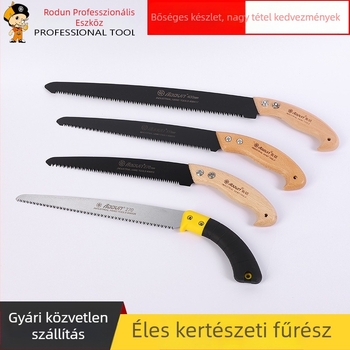 Orton kerti metszőfűrész SK5 acél, egyenes penge, kültéri metszéshez gyümölcsfák ágaihoz
