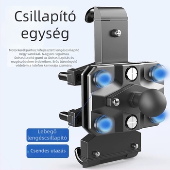 Lingke Motorkerékpár Telefon-tartó – Rezgésmentes, ABS Anyag, Egyszerű Stílus