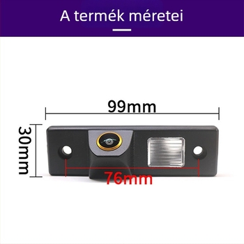 Beépített HD hátsó kamera járművekhez Chevrolet Epica/Lefeng/Copac/Cruze – felbontás 1280x720, AHD jel, 170° látószög, 12V tápegység