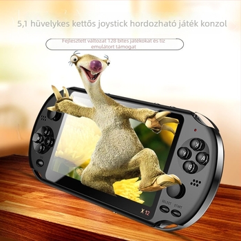 Kézi hordozható játék konzol 8GB memóriával, USB és AV interfészekkel, MP4 videólejátszó, egy játékos