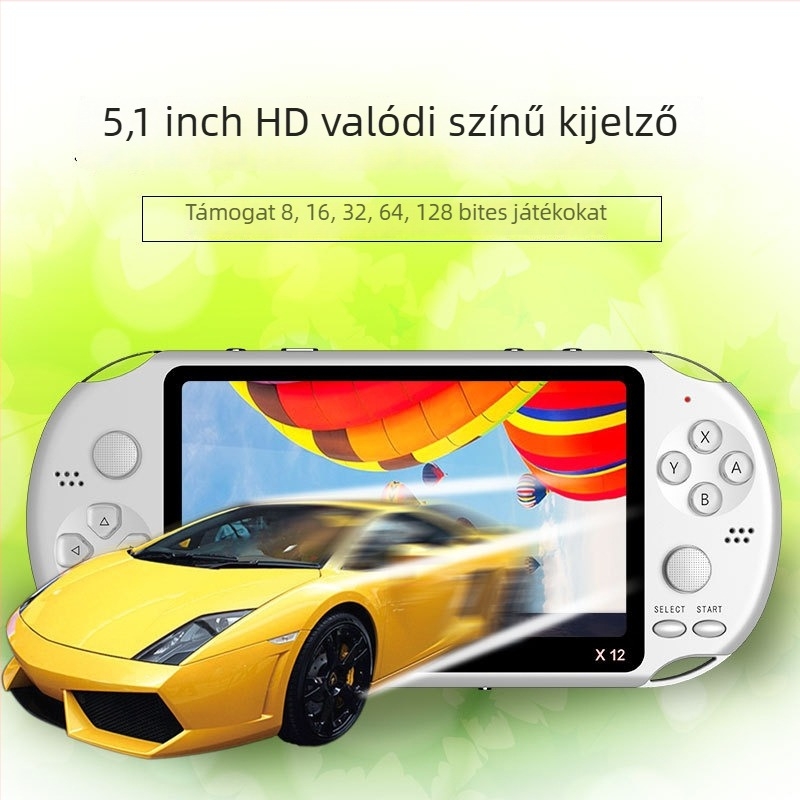 Kézi hordozható játék konzol 8GB memóriával, USB és AV interfészekkel, MP4 videólejátszó, egy játékos