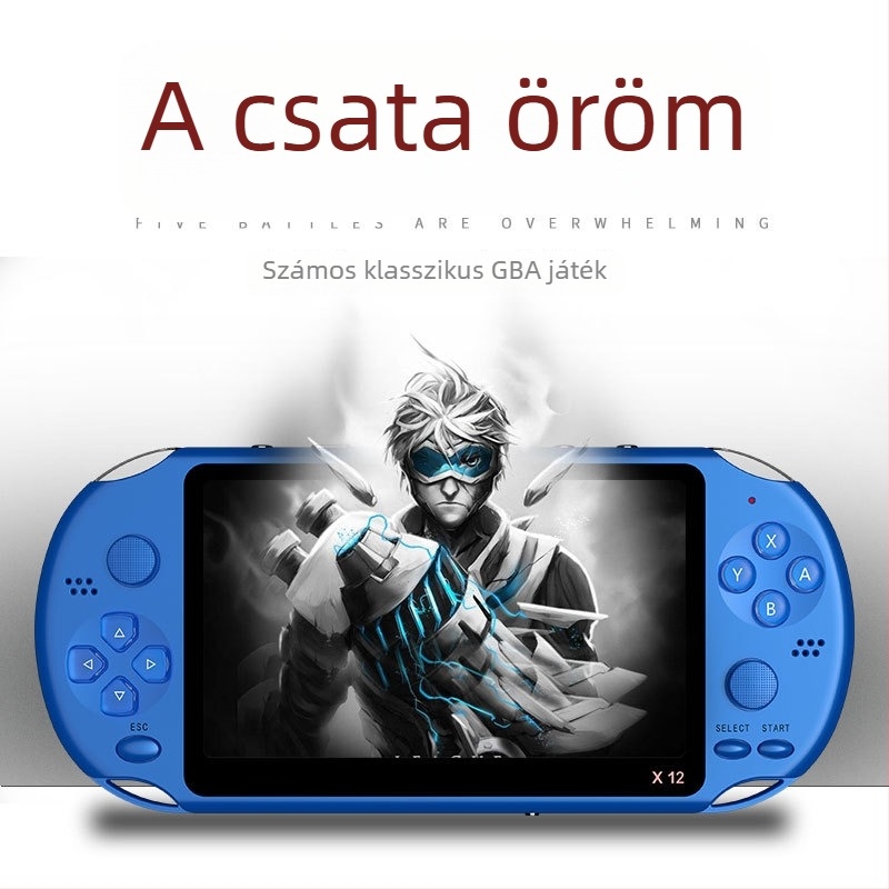 Kézi hordozható játék konzol 8GB memóriával, USB és AV interfészekkel, MP4 videólejátszó, egy játékos