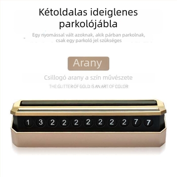 Ideiglenes parkolási tábla autóhoz, LMH-P001, műanyag, logóval testreszabható, magáncímkézés lehetősége