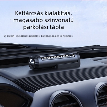 Fém parkolási jel, márka YJ, modell YJ051, rejtett típus, logó nyomtatva