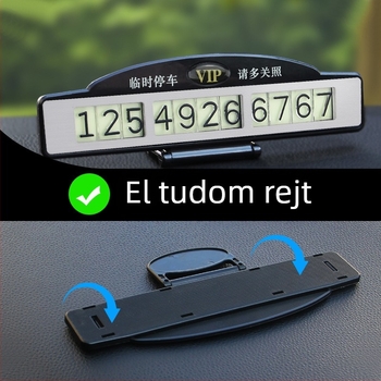 Ideiglenes parkoló tábla - műanyag, VIP sorozat, rendkívül erős tapadás, testre szabható
