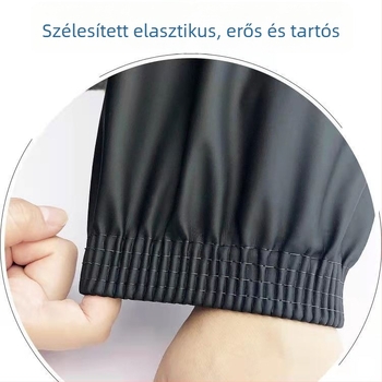 Vízálló bőrszárvédő, hosszabb konyhai használatra, felnőtteknek, uniszex, olajálló
