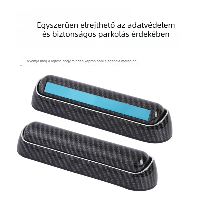 Rejtett parkolási rendszámtábla dísz – ideiglenes mozgató számtábla autóhoz (Típus: Rejtett; Anyag: Más; Márka: Más; Testreszabás: Nincs)