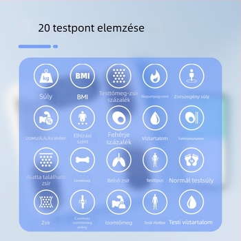 Okos testzsírszámláló mérleg Worley FG2313WB, 5–180 kg, magas pontosságú G-típusú érzékelő, edzett üveg, vezeték nélküli hatótávolság 5–10 m