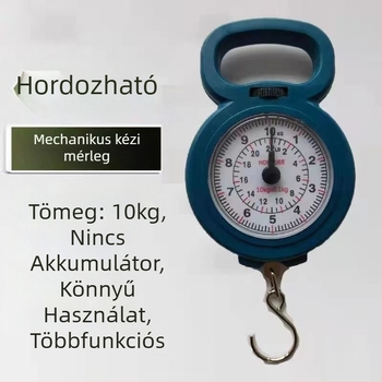 Hordozható kézi rugós mérleg utazásokhoz és oktatáshoz