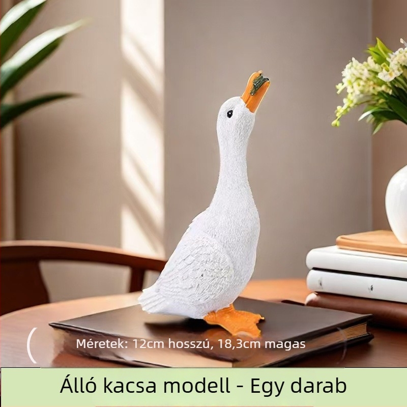 Chen Li Gyanta kacsafigura akváriumhoz és mini tájhoz, pásztor stílus