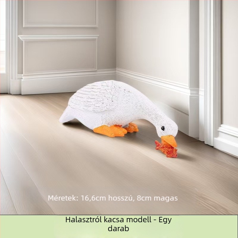 Chen Li Gyanta kacsafigura akváriumhoz és mini tájhoz, pásztor stílus