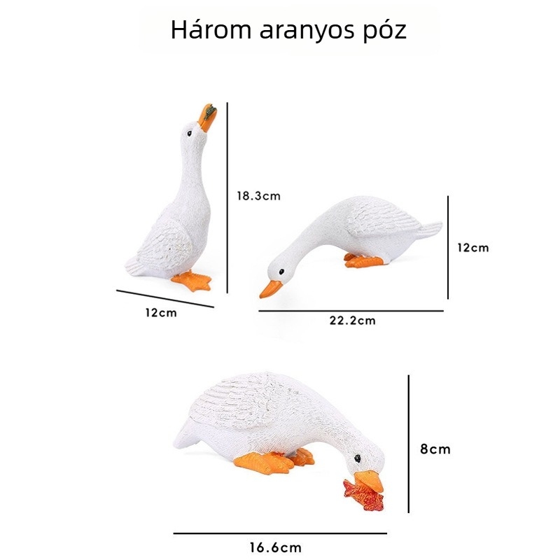 Chen Li Gyanta kacsafigura akváriumhoz és mini tájhoz, pásztor stílus