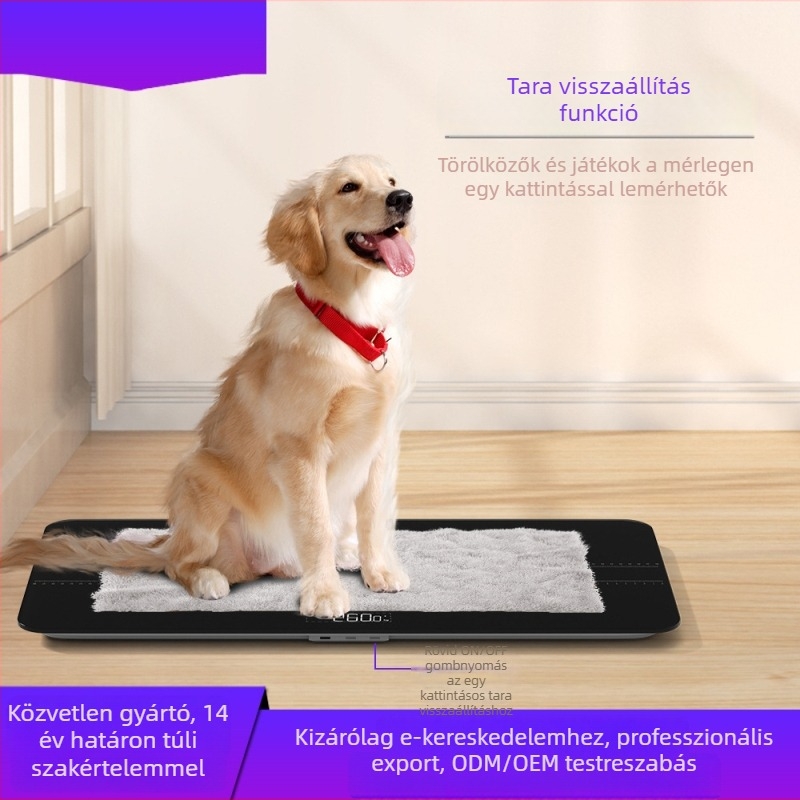 Magas pontosságú 10 g-os elektronikus mérleg, 20 kg kapacitás, sokoldalú mérleg babáknak, háziállatoknak és csomagoknak