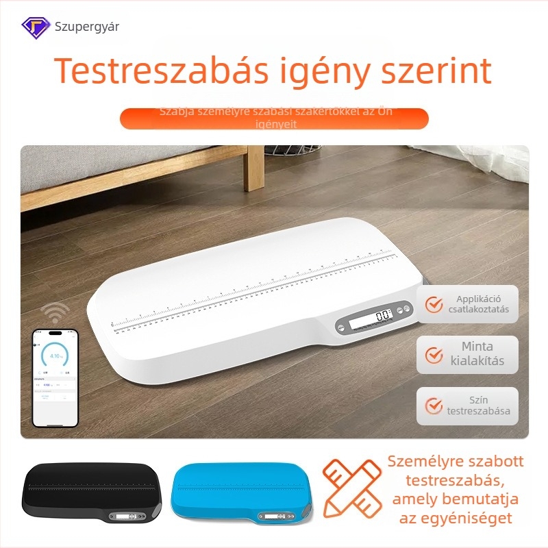 Forlikon babamérleg – elektronikus mérleg újszülöttek számára: testsúly, magasság és fej körfogat