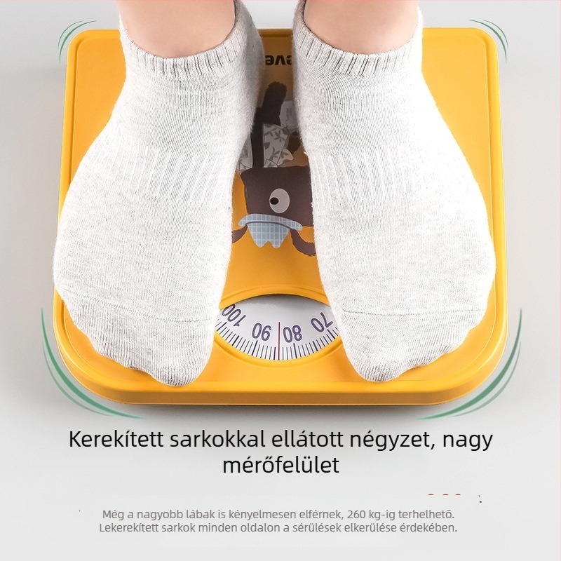 Fragrant Hill otthoni testsúlymérő – pontos, tartós mechanikus mérleg rugóval és nagy pontosságú mutatóval, kompakt