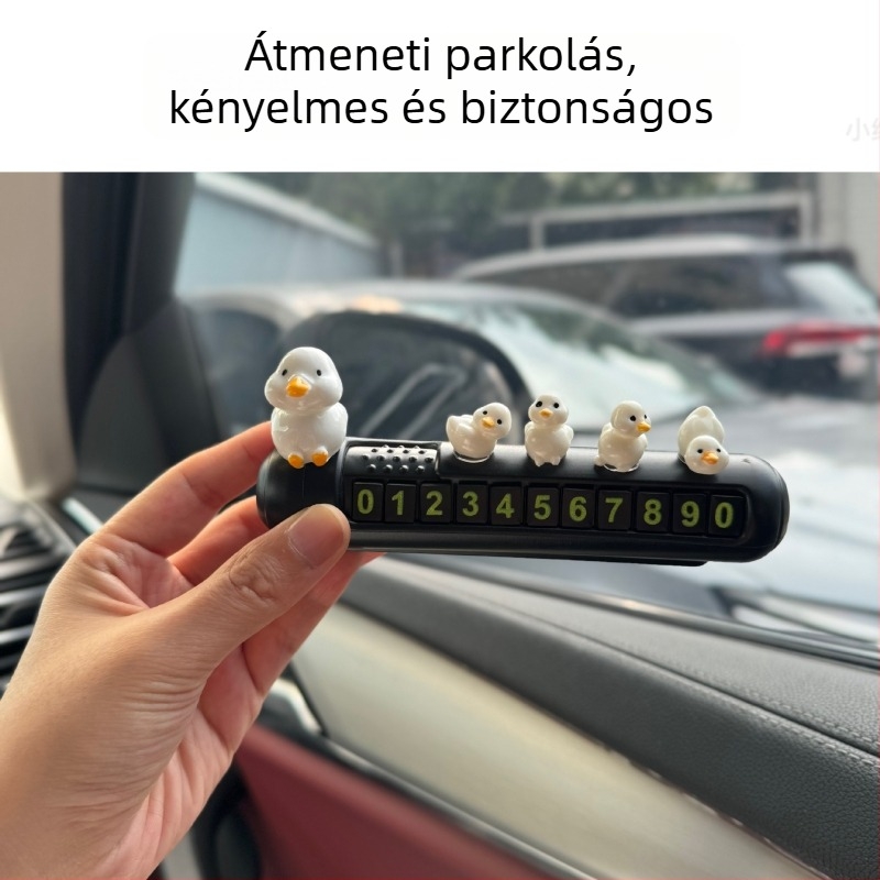 Mengya rajzfilm autóparkolási jel, műanyag, modell 045, méret 13×3 cm, testreszabható