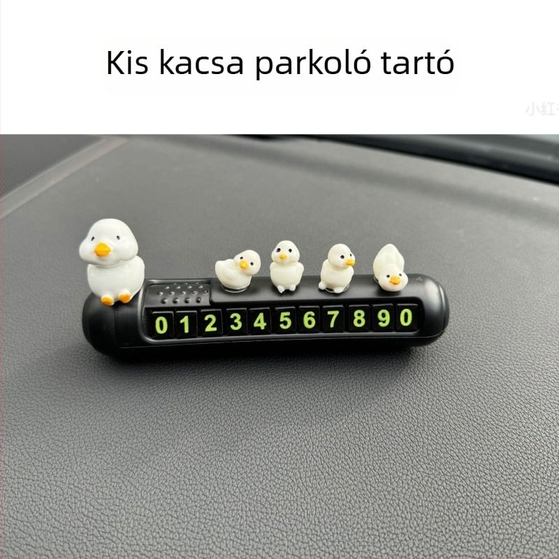 Mengya rajzfilm autóparkolási jel, műanyag, modell 045, méret 13×3 cm, testreszabható