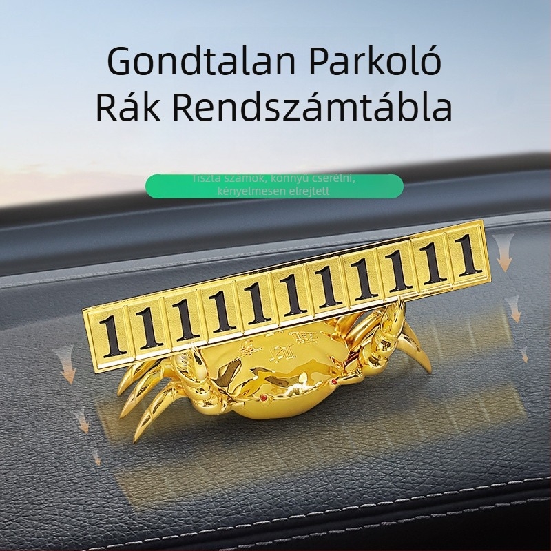 Chiweng fém rejtett autó dísz – Ideiglenes parkolási rendszám/ a rendszám áthelyezéséhez való kiegészítő, testreszabás nélkül