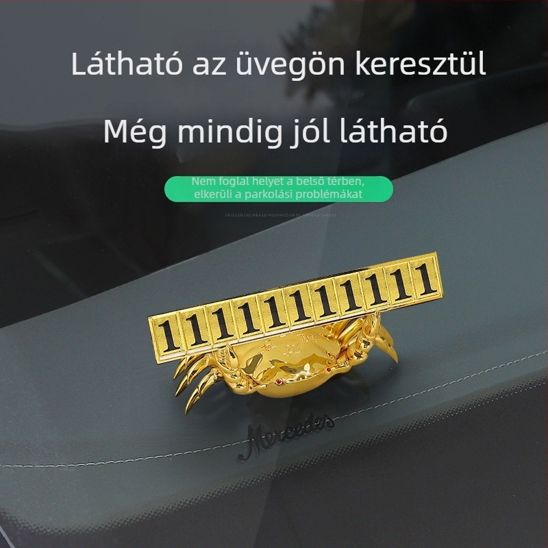Chiweng fém rejtett autó dísz – Ideiglenes parkolási rendszám/ a rendszám áthelyezéséhez való kiegészítő, testreszabás nélkül