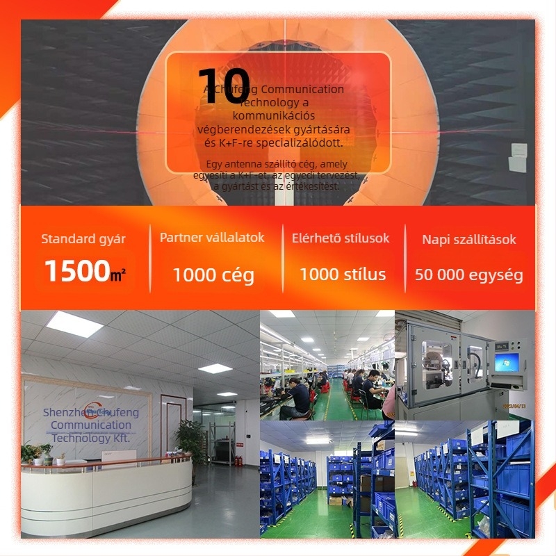 5 dB ragasztó-stick antenna, dupla sávú 2.4/5.8 GHz, hajtogatható GPRS/WiFi routerekhez