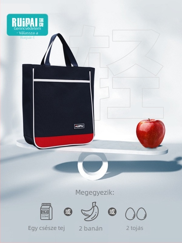 BD70 Nagy kapacitású tanulótáska általános iskolába – 1–6. osztály, poliészter, lélegző, vízálló, lopás elleni védelem, terheléscsökkentő ergonomikus kialakítás