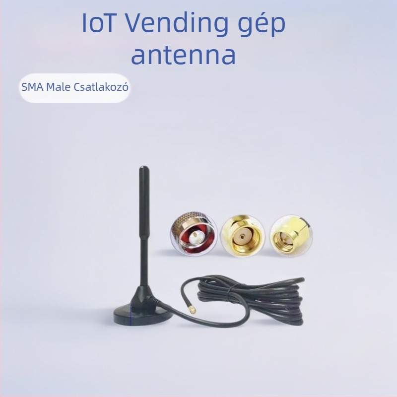 GSM 4G/3G IoT automata antenna rézrúddal és szívófejjel, autó GPRS antenna