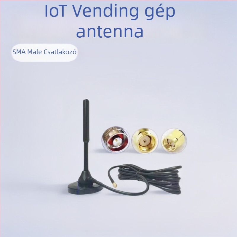 GSM 4G/3G IoT automata antenna rézrúddal és szívófejjel, autó GPRS antenna