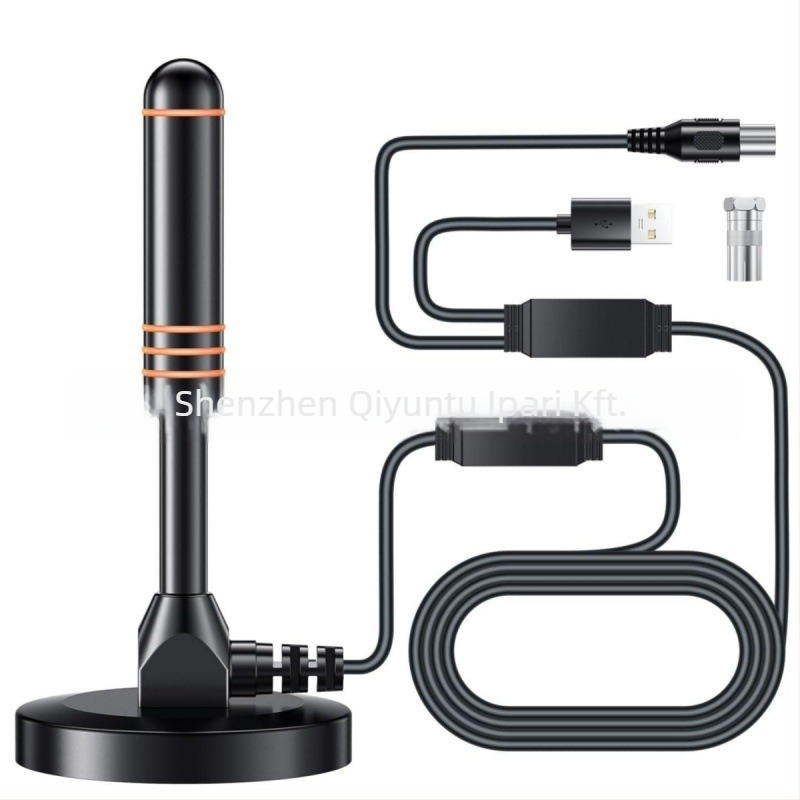 Digitális TV antenna DTMB/DVB-T, beltéri és kültéri használatra, vákuumos rögzítés