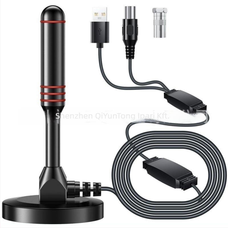 Digitális TV antenna DTMB/DVB-T, beltéri és kültéri használatra, vákuumos rögzítés