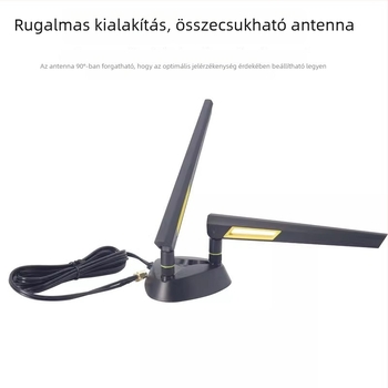 Router hálózati kártya antenna, 2.4/5.8 GHz, szívófejes, WiFi 6/7, ragasztóoszlop antenna, 4G/5G-kompatibilis