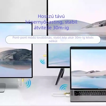 Vezeték nélküli HDMI extender laptop–tól TV-ig 1080p támogatással