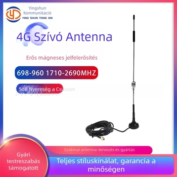 Yingshun 4G teljes sávú szívófejes antenna, omnidirekcionális, nagy nyereség, 698-960/1710-2690 MHz