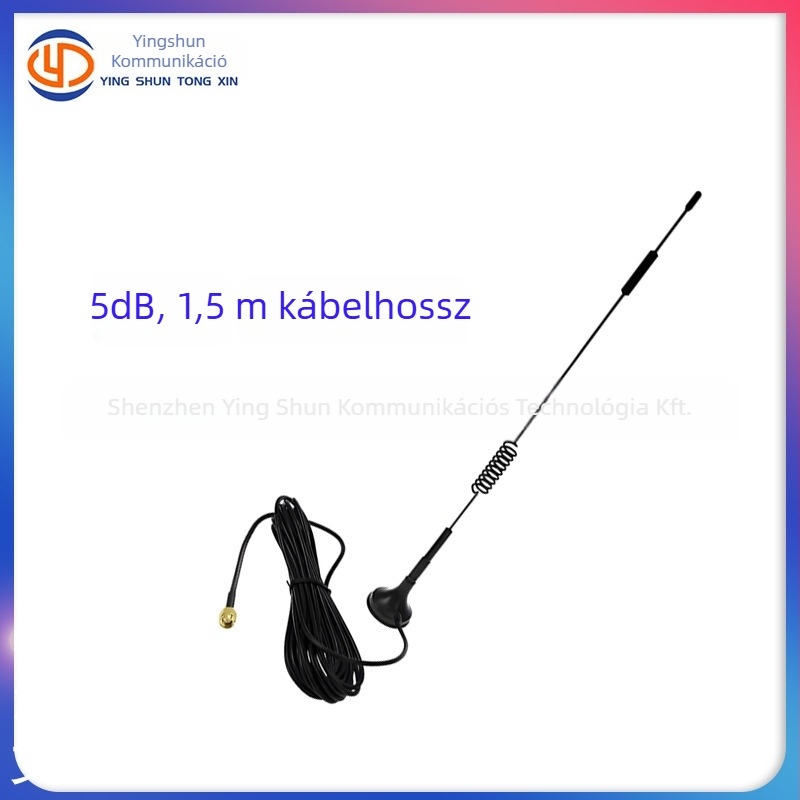Yingshun 4G teljes sávú szívófejes antenna, omnidirekcionális, nagy nyereség, 698-960/1710-2690 MHz