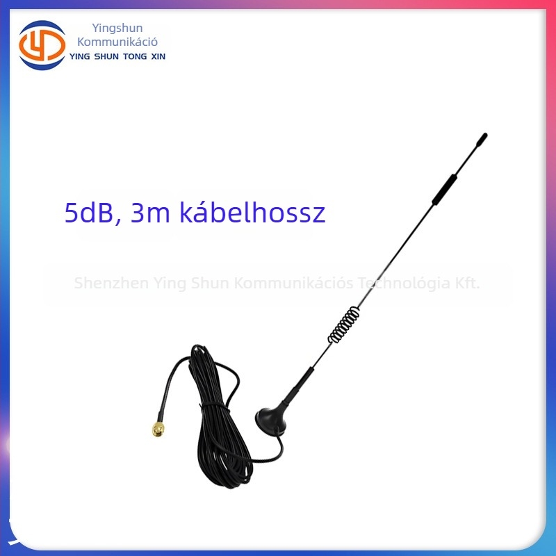Yingshun 4G teljes sávú szívófejes antenna, omnidirekcionális, nagy nyereség, 698-960/1710-2690 MHz