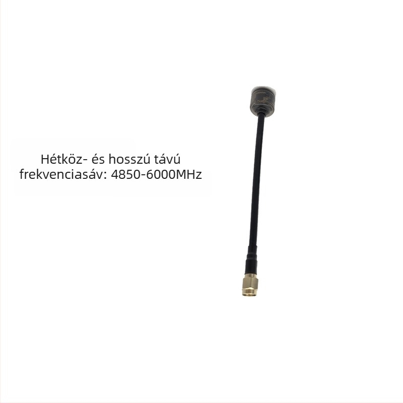 Drón antenna, FPV videóátvitel, nagy nyereségű rod/Lollipop kivitel, 5,8 GHz és 1,2–1,3 GHz sávok
