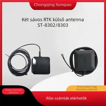 Többszörös frekvenciájú GNSS vevő aktív antennával ST8302/8303, nagy nyereségű mágneses rögzítésű modul, több műholdas rendszer