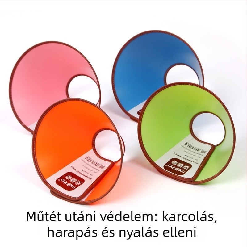 Elizabeth Állati Nyakörv - Operáció utáni, Nyalás elleni és Harapás elleni, Lélegző kivágásokkal macskáknak és kutyáknak