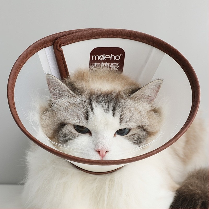 Elizabeth Állati Nyakörv - Operáció utáni, Nyalás elleni és Harapás elleni, Lélegző kivágásokkal macskáknak és kutyáknak